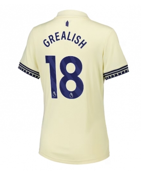 Everton Jack Grealish #18 Maglia Gara Trasferta Repliche 2025-26 Donna Maniche Corte